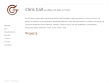 Tablet Screenshot of chrisgall.com